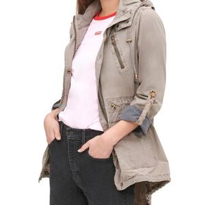 Levi's Parachute Hooded Cotton Utility Jacket